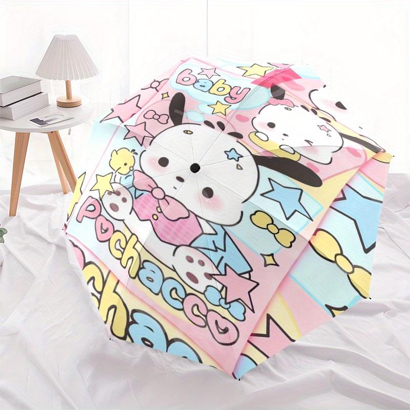 

1pc Sanrio Baby Pochacco Automatic Opening and Closing Umbrella - Suitable for Various Occasions, Outdoor Activities, Lightweight and Durable Automati