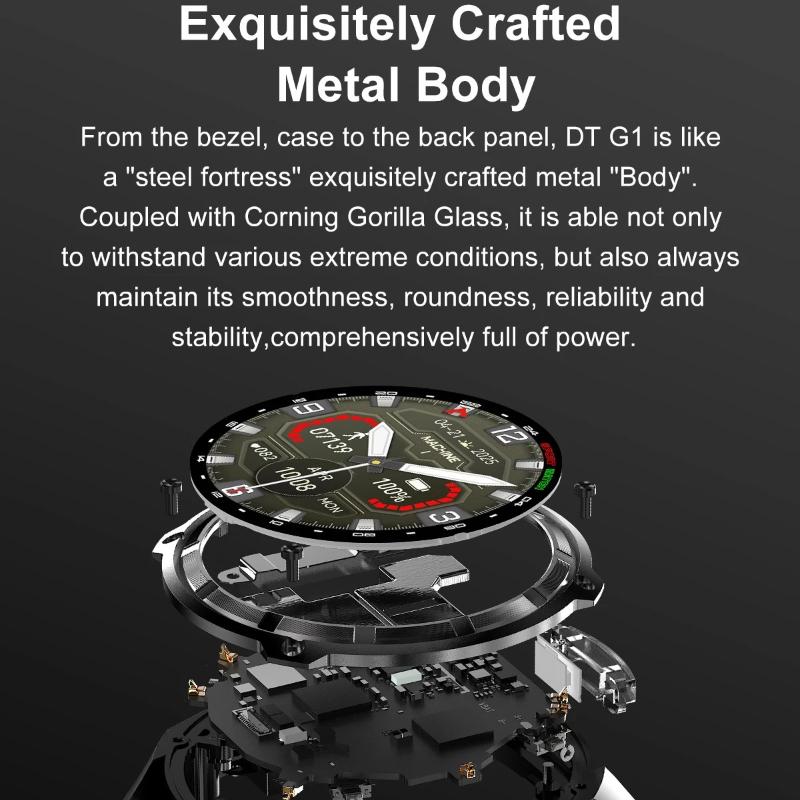2026 New Military Accuracy GPS Smart Watch Men Altimeter Compass 10ATM Waterproof 1000mAh Battery Bluetooth Call 4GB Memory Outdoor Fitness Smartwatch