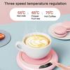 Small Coffee Warmer Coaster USB Powered Beverage Warmer Pad Warming Plate Heating Cup Pad Suitable for Hot Beverages