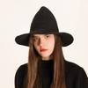 Halloween Witch Hat Long Point Hat Knitted Cap for Women Halloween Party Hat Magical Hat Festival Party Cosplay Decoration