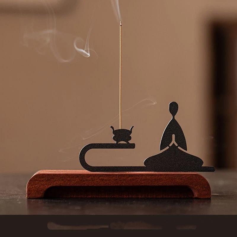Creative Incense Burner, New Chinese Style Hearth Incense Holder, Japanese Stick Incense Burner Aromatherapy Home Decor
