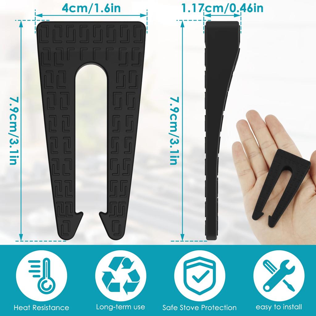 8 szt. Osłony pokręteł kuchenki Silikonowe Odporne na ciepło Blokada pokrętła piekarnika Zabezpieczenie przed dziećmi Ochraniacz pokręteł kuchenki Łatwa instalacja Bezpieczeństwo dzieci