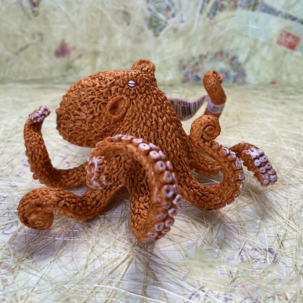 3.7inch North America Octopus Ocean Sea Life Figurine Toy Figures 14768 For Home Decoration