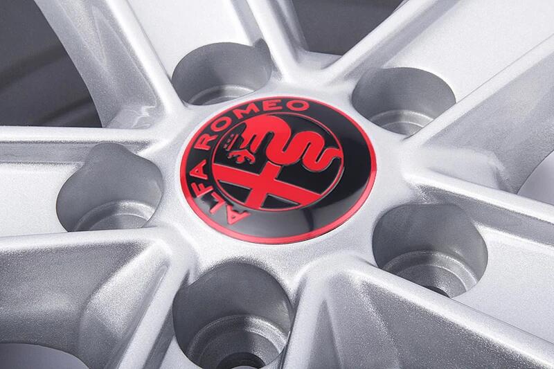 Car Stickers For Alfa Romeo 11pcs Steering Wheel Badge for Alfa Romeo, Car Hood, Front Emblem, Black Caps, GTAM, 74mm, 40mm, 90m