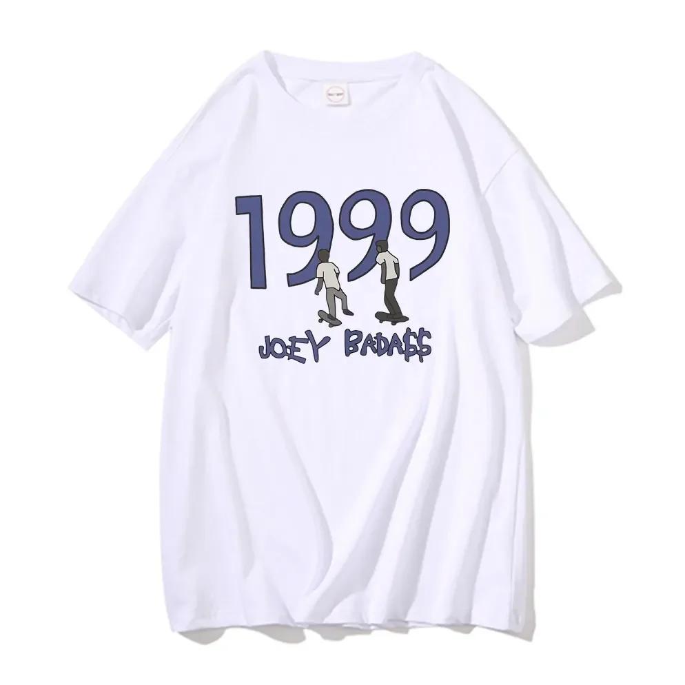 Rapper 1999 Joey Badass Print T-shirts Men Hip Hop Vintage Tshirt Male Korean Fashion Trend Oversized T-shirt Men's Streetwear