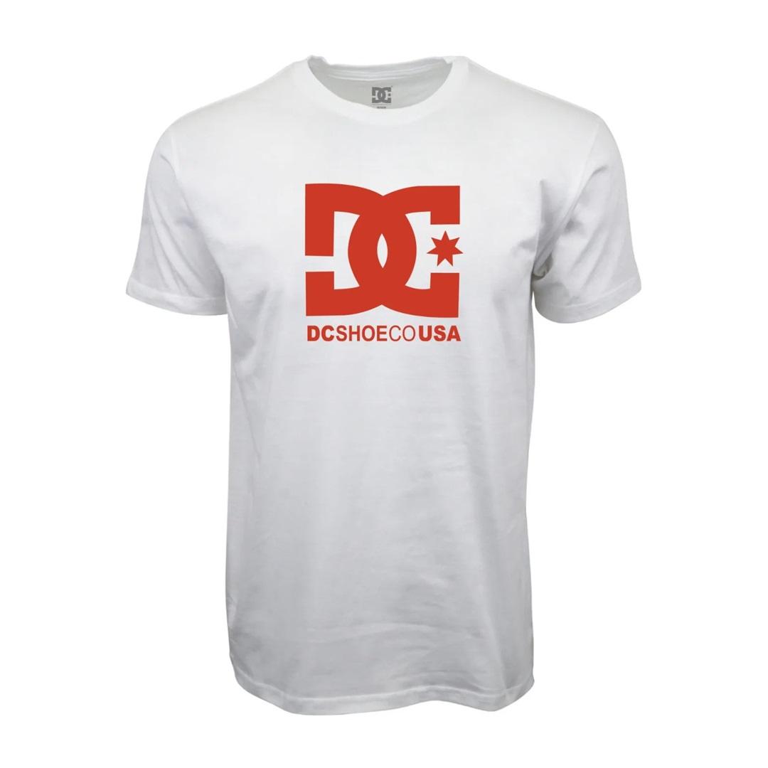 

DC Shoes American Logo Pattern T-shirt Printed Pure Cotton More Color Choices Short Sleeve Men Women Alternative Rap Metal Band Brand Tops Man Tees XXL