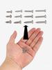 304 Round Head Phillips Self-Tapping Screws, M1.21.41.7M2.2M2.6M3.5 Electronic Small Screws with Pointed Tail