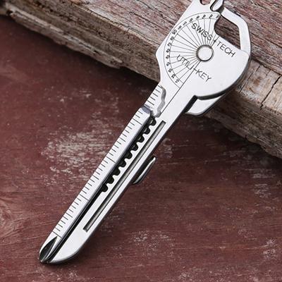 Tasche Schlüsselanhänger Multitool Schlüssel Form Ringöffner Escape Outdoor-Tool Zubehör