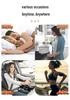 Portable Rechargeable Waist and Abdomen Massager for Tummy Reduction and Fitness