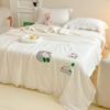 New Class a Cotton Wrinkle Yarn Large Embroidery Summer Quilt