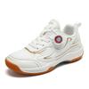 Children's professional badminton shoes rotating buckle boys breathable tennis shoes girls non-slip lightweight sports shoes