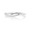 Canal 4C K10 White Gold Diamond Pinky Size 151336543202 (WG) Ring, 1,