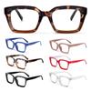 Herren Damen Mode Übertriebene Quadratische Lesebrille Großes Gestell Altersweitsicht Brille Dioptrie +1.0~+3.0