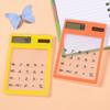 Solar-Powered Transparent Touch Screen Calculator with Custom Logo for Student and Business Gifts