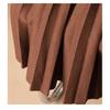 Dark Green Skirt Pleated Skirt Designed For Ladies In Autumn New High-waisted Slim A-line Skirt Organ Skirt Drooping Midi Skirt High Quality