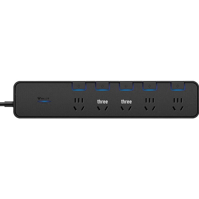 BULL Smart Surge Protector Power Strip with USB Ports CN plug (adapter included)