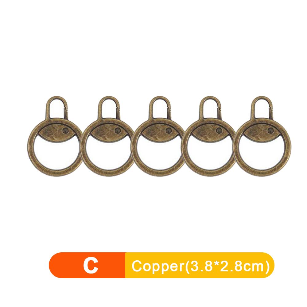 5/1 pz Tiracerniera staccabile universale Kit di riparazione per cerniere in metallo di ricambio per valigie, borse, vestiti e cursori per cerniere