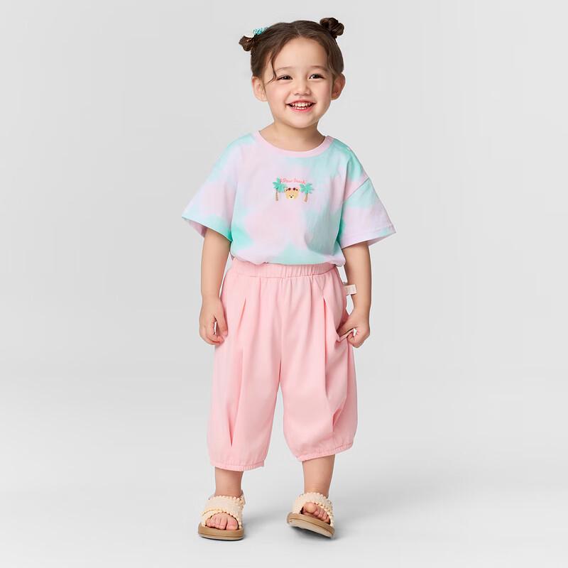 PawinPaw Girls' Cartoon Bear Casual Shorts