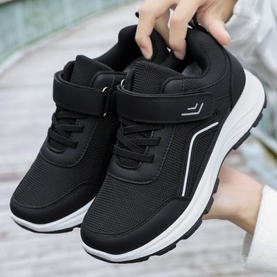 Damenschuhe Sneakers Paar Laufschuhe Weichsohlige Freizeitschuhe Klettverschluss Seniorenschuhe