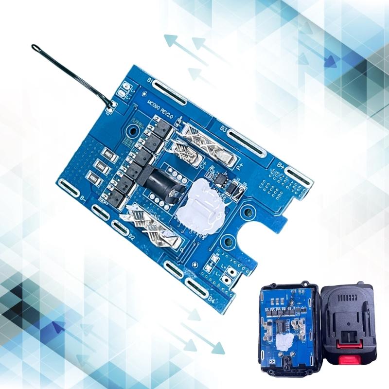 Hochstrom 5S 21V Akku-Schutzplatine für Elektrowerkzeug mit Temperaturüberwachung
