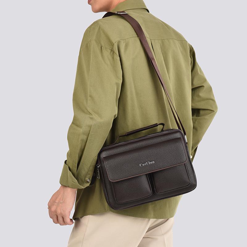 Sac Messager Bandoulière Business Rétro pour Homme avec Grande Capacité