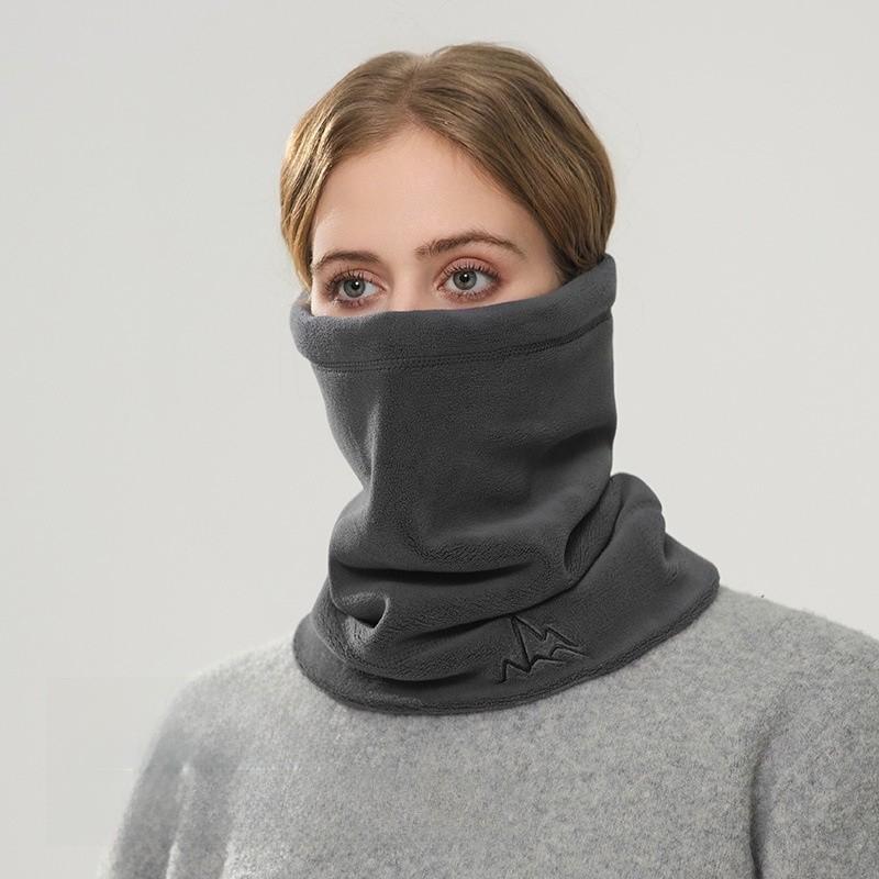 Unisex Autumn Winter Fleece Hat With Earmuff Neck Warmer For Cold Weather Comfort