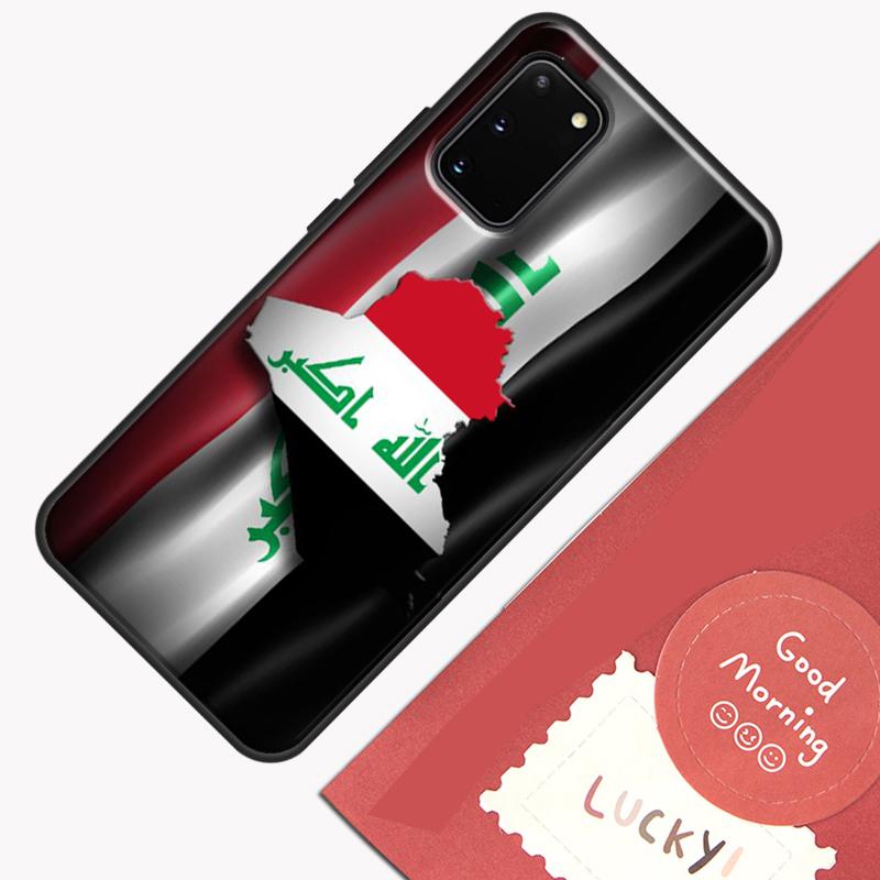 Iraqi Iraq National Flag Phone Case For Samsung Galaxy S24 S26 Ultra S20 S21 S22 S23 S25 Plus S10 S25 FE Cover Shell