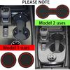 Center Console Liner for Nissan Rogue Accessories - 2024 2025, Cup Holder Mat, Door Pocket Pad, Coaster Trim, Non-Slip Dust Interior,  Rubber