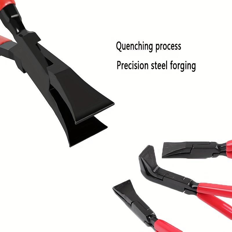 1 pièce de Pince à plier la tôle, Construction forgée résistante à la rouille, Poignée antidérapante, Pince à tôle de qualité industrielle