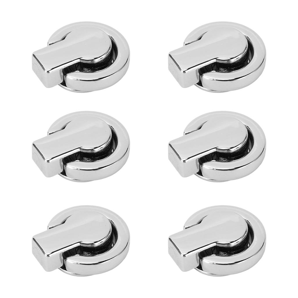 20Pcs Rivet D Shaped Metal 360 Degree Rotatable Versatile Rivet Tool for Leather Projects