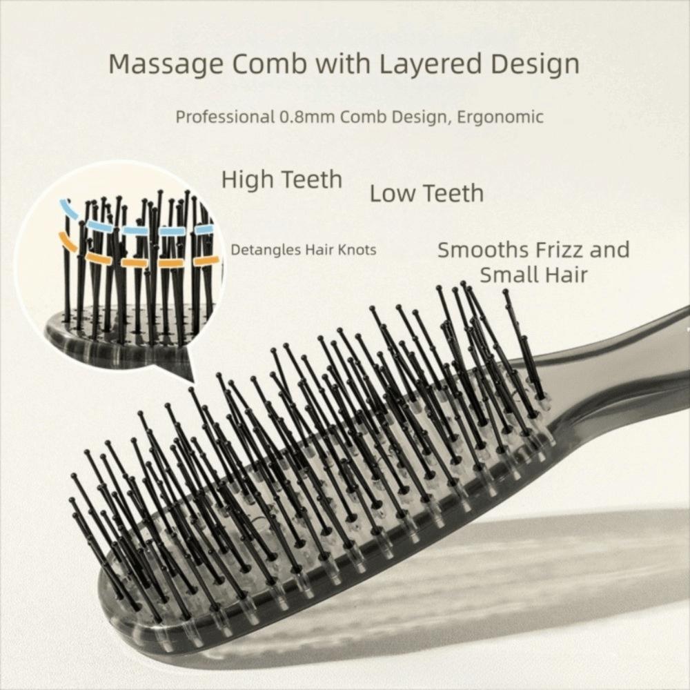 Hight Quality Fluffy Hair Hair Scalp Massage Comb Massage Hair Scalp Hair Brush Wet Dry Curly Hair Styling Tools for Women