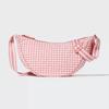 Simple Design Women's Plaid Hobos Shoulder Bag Versatile Female Nyl Crossbody Bags Travel Girls Underarm Bag Handbags Purse