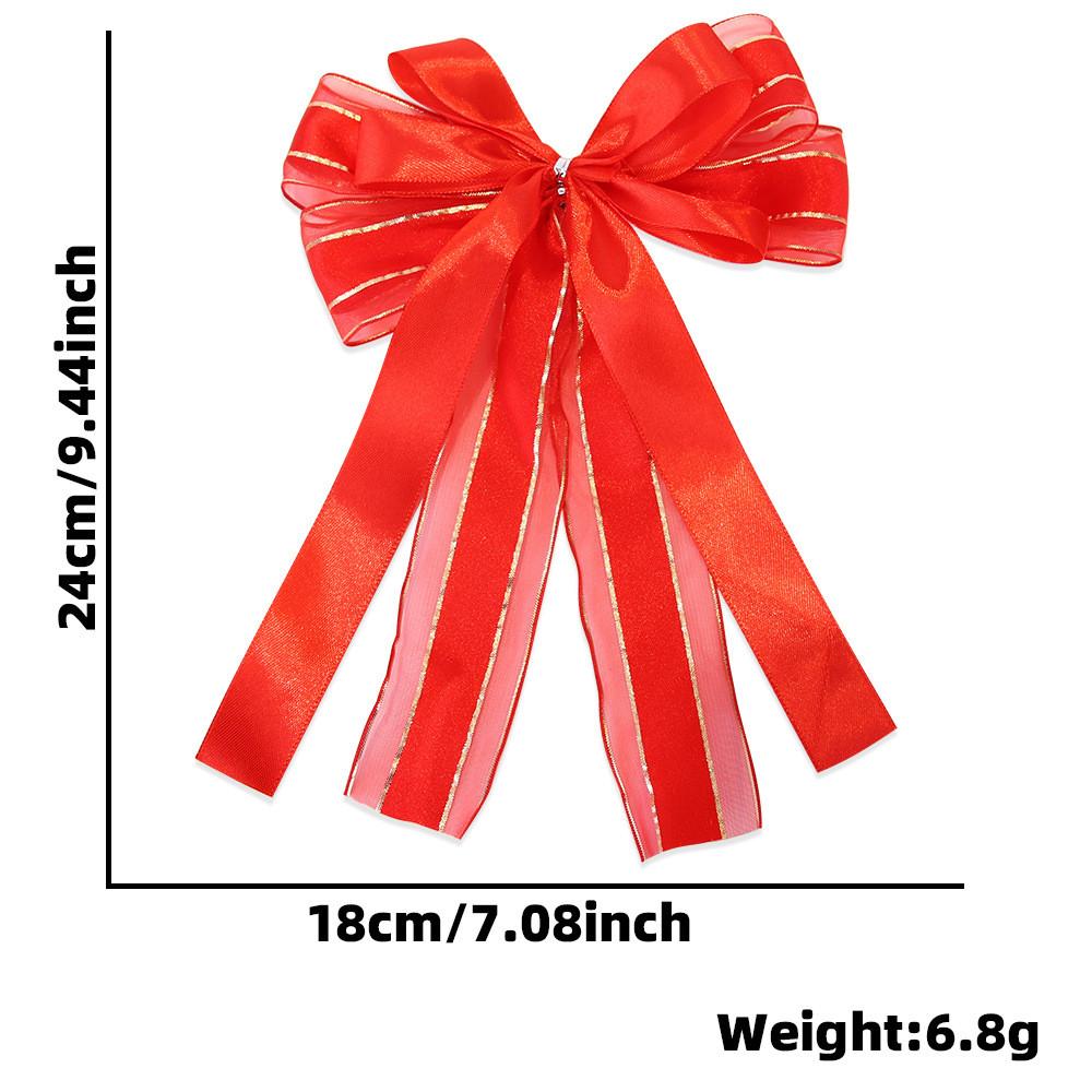 

Elegant Layer Double Christmas Bow Decorations For Festive Gift Wrapping And Tree Ornamentation Double Bow F