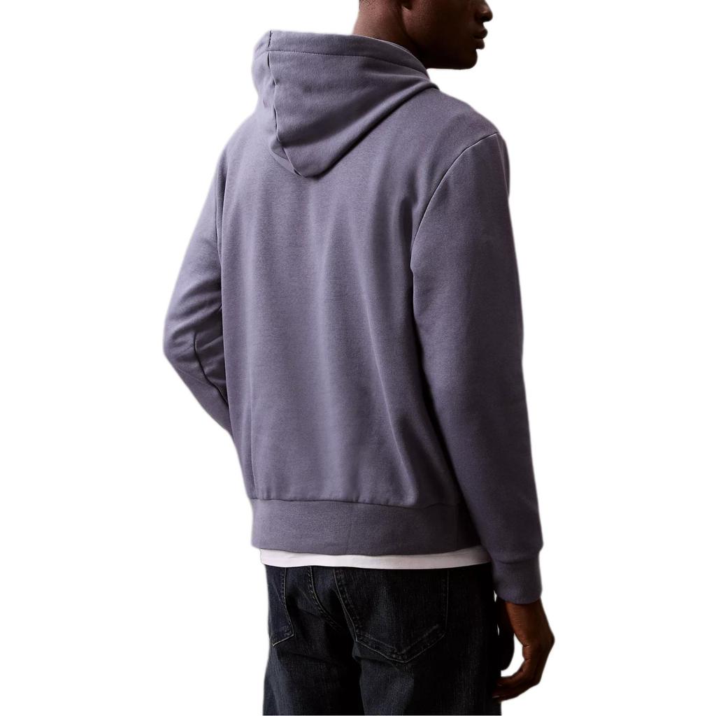 Calvin Klein Comfortable Hooded Simple Long Sleeve Sweatshirt Men Sweatshirt Purple 40EM912-420