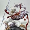 28cm One Piece Figure Sun God Gear 5 Nika Luffy Action Figure GK Thunderbolt Monkey D Luffy Model PVC Collectible Toy
