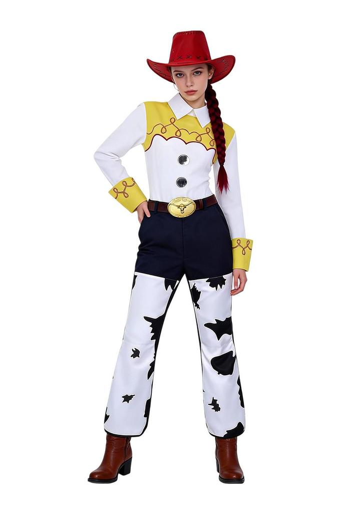 Children's Day Halloween Cosplay: Toy Story 4 Woody & Jessie Costume