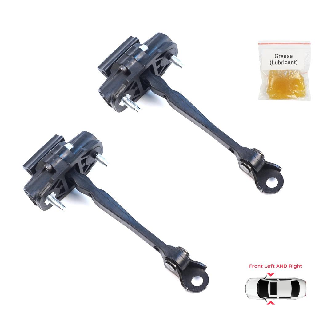 BDP1720-1 2 Pieces Front Door Hinge Brake Stop Check Assy Limiter Strap for Ford II J2K CF7 2019-On 2418372