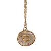 Fashionable Celestials Pendant Clavicle Chain Transparency Sun Moon Star Love Charm Necklace Accessories