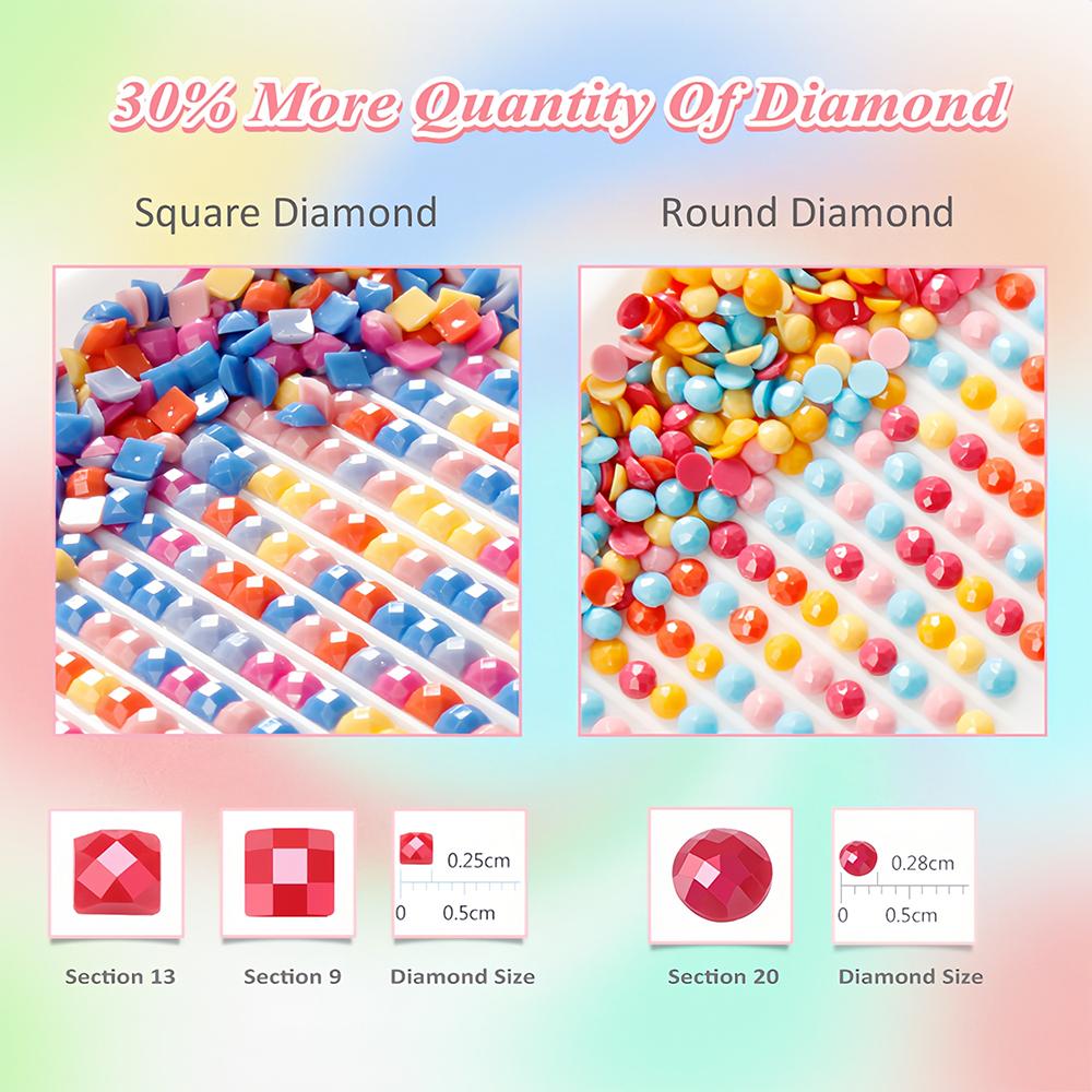 DIY Diamond Mosaic Umbrella Maple Leaf 5D Diamond Painting Autumn Scenery Full Drill Embroidery  Home Decor