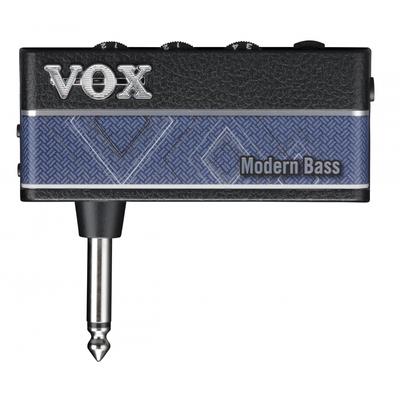 Vox Amplificador de baixo para fones de ouvido amPlug 3 Modern Bass Não requer cabos Conecte diretamente à sua guitarra Ideal para prática em casa Drive Efeitos integrados M