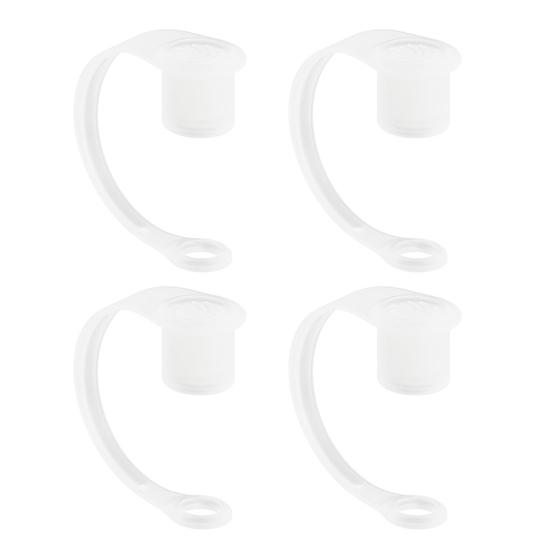 4Pcs Silicone Straw Cover Set for 20oz 30oz 40oz Tumblers Easy To Clean Cute Durable Straw Topper Hats