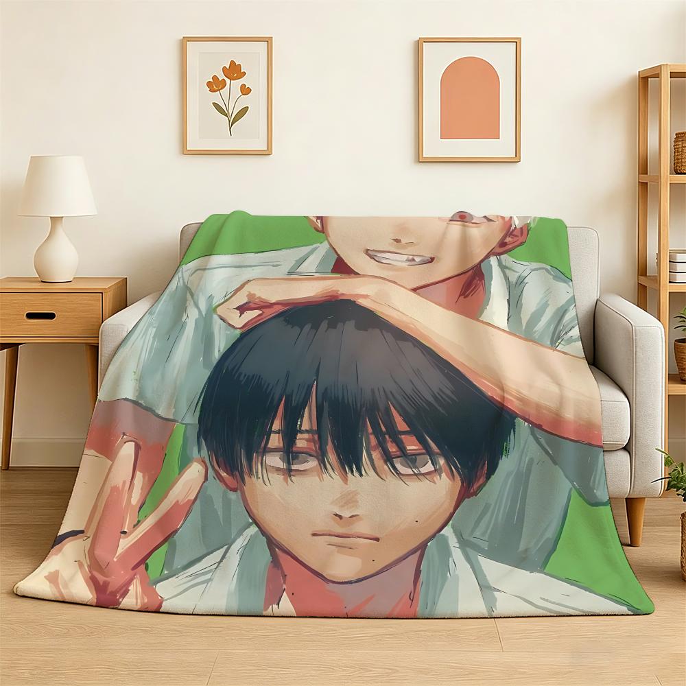 The Summer Hikaru Died comic anime Throw 240g Flannel Blanket Lightweight Soft Skin-friendly Summer Thin Throw Blanket 75X95CM