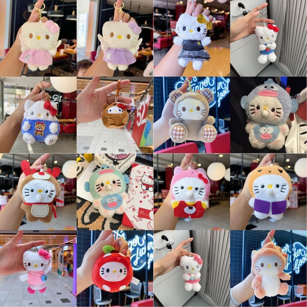 Hello Kitty Plush Keychain With Metal Clasp And Gift For Collectors