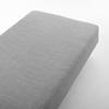 MUJI Cotton Fitted Heather Gray 44793947 Small Jersey/Filled Sheet/S