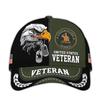 Us Veteran Baseball Cap – Military Veteran Hats, Patriotic Ball Cap, Adjustable Tactical Cap, Gift For Veterans Day, Bold Eagle