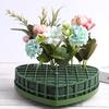 DIY Wedding Car Heart Shape Flower Foam Cage Box with Suction Cup Green Styrofoam Wet Floral Block Artificial Mud Florist Party