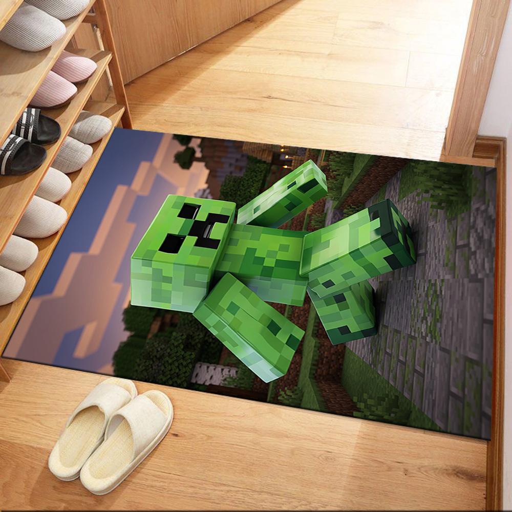 Minecraft 225 Floor Mat Design for Entryway Kitchen Outdoor Playrooms Antislip Carpet Office home decor Spiritual Gift