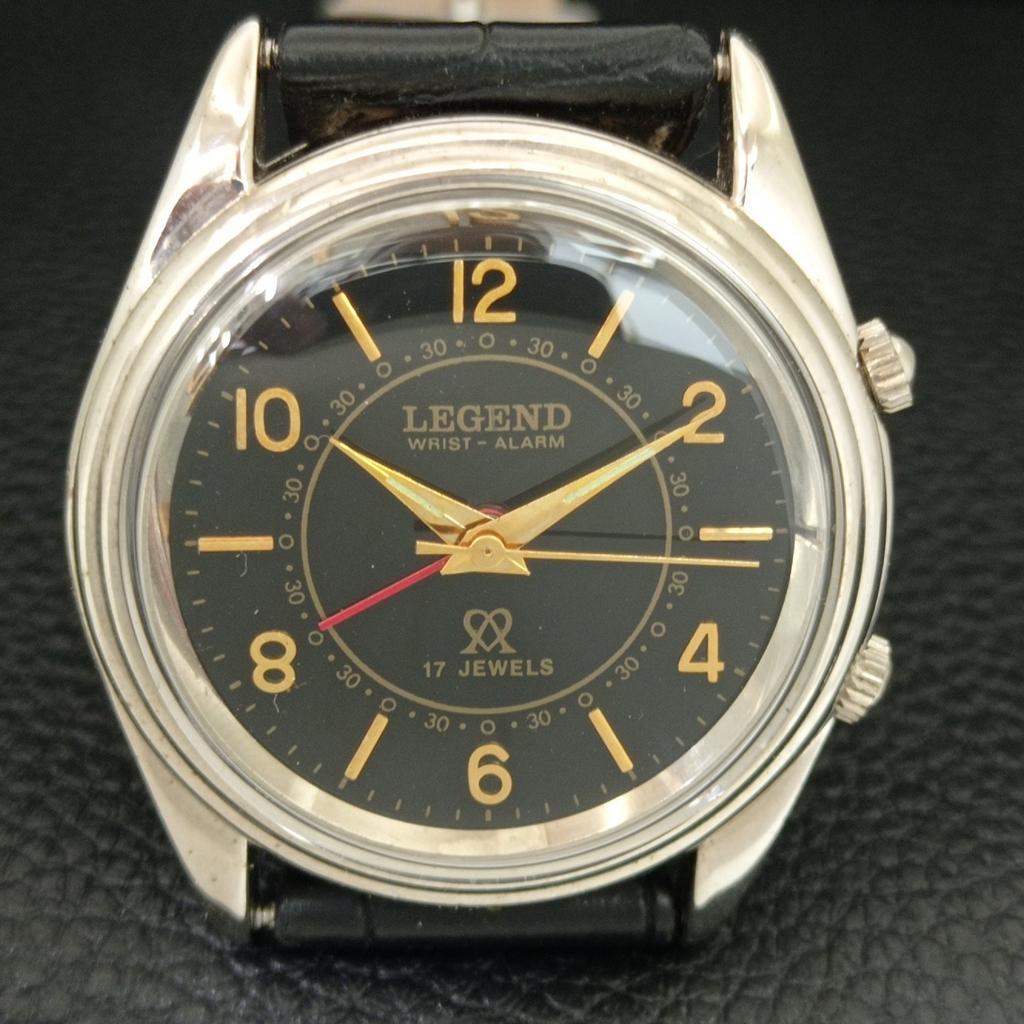 ŠVÝCARSKÁ VINTAGE LEGENDA RUČNĚ NATAHOVACÍ PÁNSKÉ ZRENADOVANÉ BUDÍKOVÉ HODINKY a707516-1