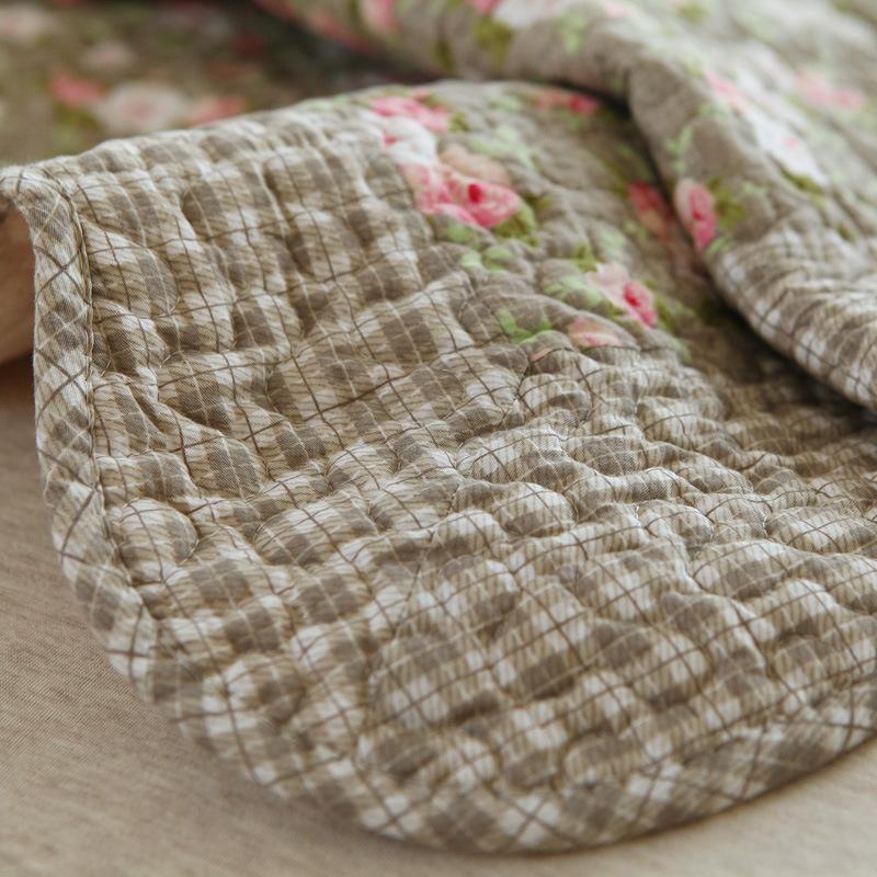 Spring and Summer New Products Small Floral Twill Cotton Fabric Sofa Cushion Cushion Thickened Backrest Towel Window Mat