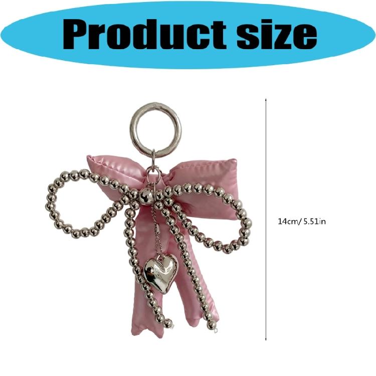Lovely Pu Bowknot Designs Keychain Bags Backpacks Pendant Handbag Purse Accessories For Fashionable Women
